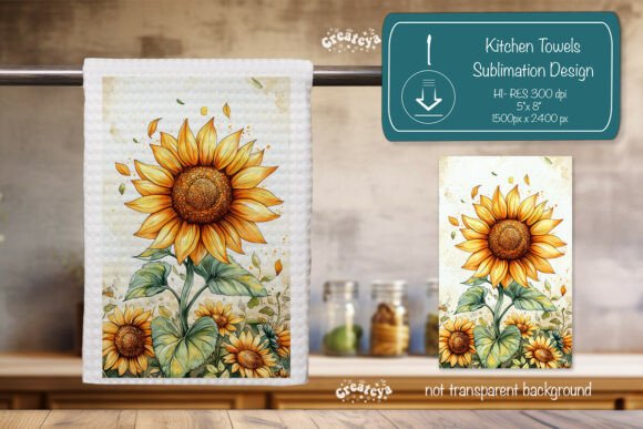 Download Summer Kitchen Dish Towel Sublimation - Dish Collection